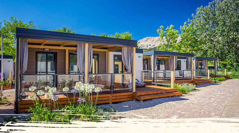 Baška Beach Camping Resort – Deluxe Mobile Homes